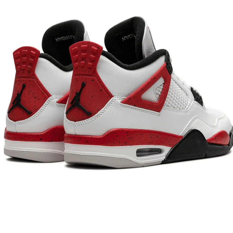 Cement' Jordan Air 4 Retro 'Red 0801
